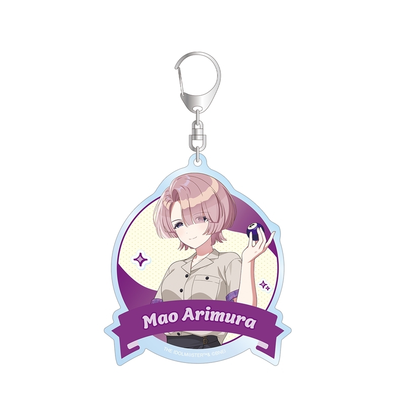 【グッズ-キーホルダー】学園アイドルマスター 描き下ろし 有村麻央 ボウリングシャツver. BIGアクリルキーホルダー