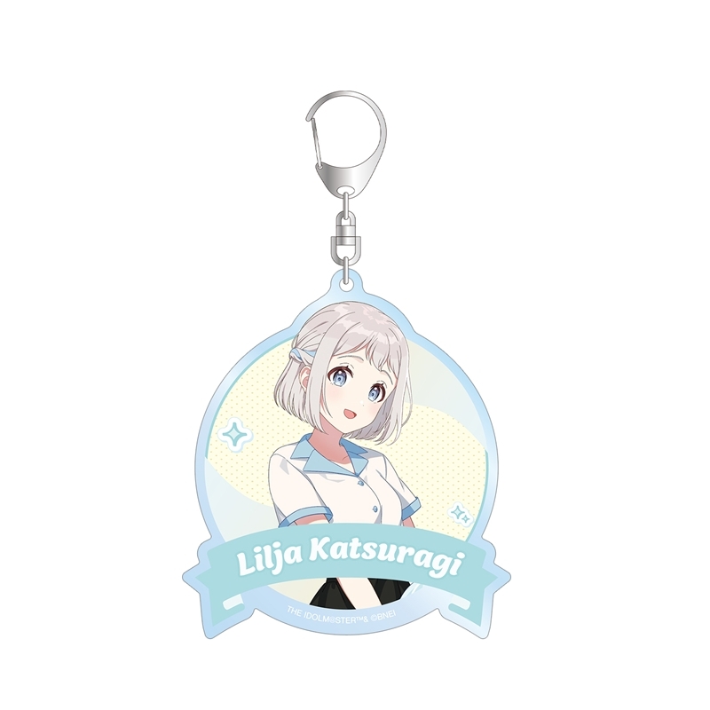 【グッズ-キーホルダー】学園アイドルマスター 描き下ろし 葛城リーリヤ ボウリングシャツver. BIGアクリルキーホルダー