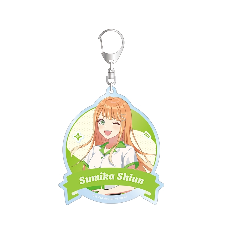 【グッズ-キーホルダー】学園アイドルマスター 描き下ろし 紫雲清夏 ボウリングシャツver. BIGアクリルキーホルダー