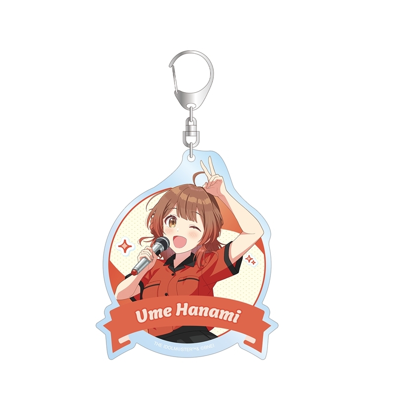 【グッズ-キーホルダー】学園アイドルマスター 描き下ろし 花海佑芽 ボウリングシャツver. BIGアクリルキーホルダー