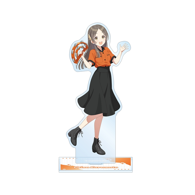 【グッズ-スタンドポップ】学園アイドルマスター 描き下ろし 倉本千奈 ボウリングシャツver. BIGアクリルスタンド