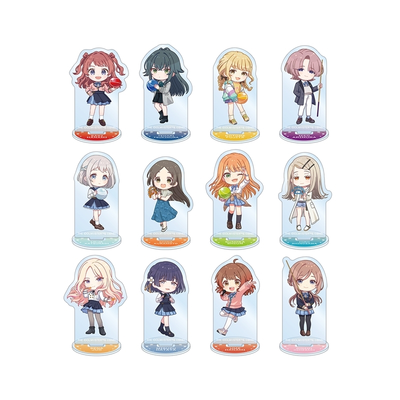 【グッズ-スタンドポップ】学園アイドルマスター トレーディング ちびキャラ 放課後のお出かけver. アクリルスタンド
