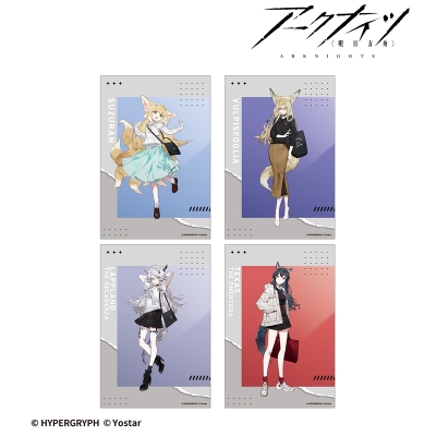 【グッズ-ポストカード】アークナイツ ショッピングver. ポストカード4枚セット ver.B