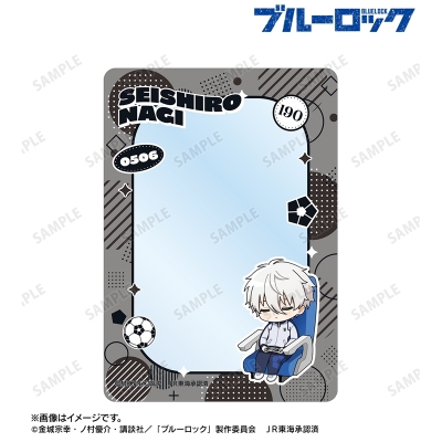 【グッズ-カードケース】TVアニメ『ブルーロック』 凪 誠士郎 ちびキャラ 新幹線でうたたねver. B8硬質ケース【再販】