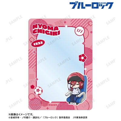 【グッズ-カードケース】TVアニメ『ブルーロック』 千切 豹馬 ちびキャラ 新幹線でうたたねver. B8硬質ケース【再販】