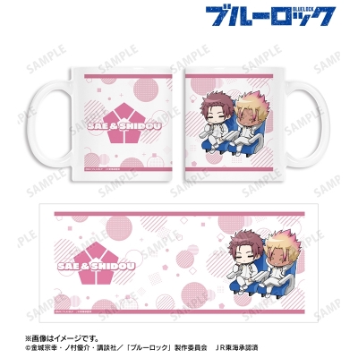 【グッズ-マグカップ】TVアニメ『ブルーロック』 糸師 冴&士道 龍聖 ちびキャラ 新幹線でうたたねver. マグカップ【再販】