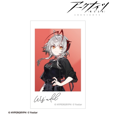 【グッズ-カード】アークナイツ ウィシャデル ショッピングver. インスタントカメラ風イラストカード