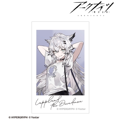 【グッズ-カード】アークナイツ 荒蕪ラップランド ショッピングver. インスタントカメラ風イラストカード