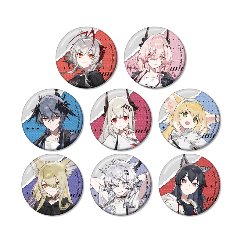 【グッズ-バッチ】アークナイツ ショッピングver. トレーディンググリッター缶バッジ vol.2【特典付】