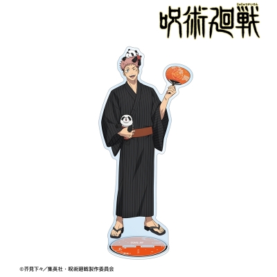 【グッズ-スタンドポップ】TVアニメ「呪術廻戦」 描き下ろし 虎杖悠仁 浴衣ver. 特大アクリルスタンド