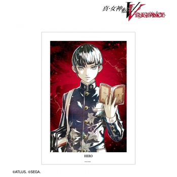 グッズ-ポスター】真・女神転生Ⅴ Vengeance 主人公 Ani-Art A3マット 