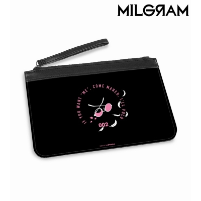 【グッズ-ポーチ】MILGRAM -ミルグラム- arti-mate PUレザーフラットポーチ ユノ モチーフver.【アニメイト限定】