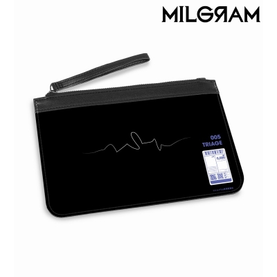 【グッズ-ポーチ】MILGRAM -ミルグラム- arti-mate PUレザーフラットポーチ シドウ モチーフver.【アニメイト限定】