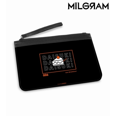 【グッズ-ポーチ】MILGRAM -ミルグラム- arti-mate PUレザーフラットポーチ マヒル モチーフver.【アニメイト限定】