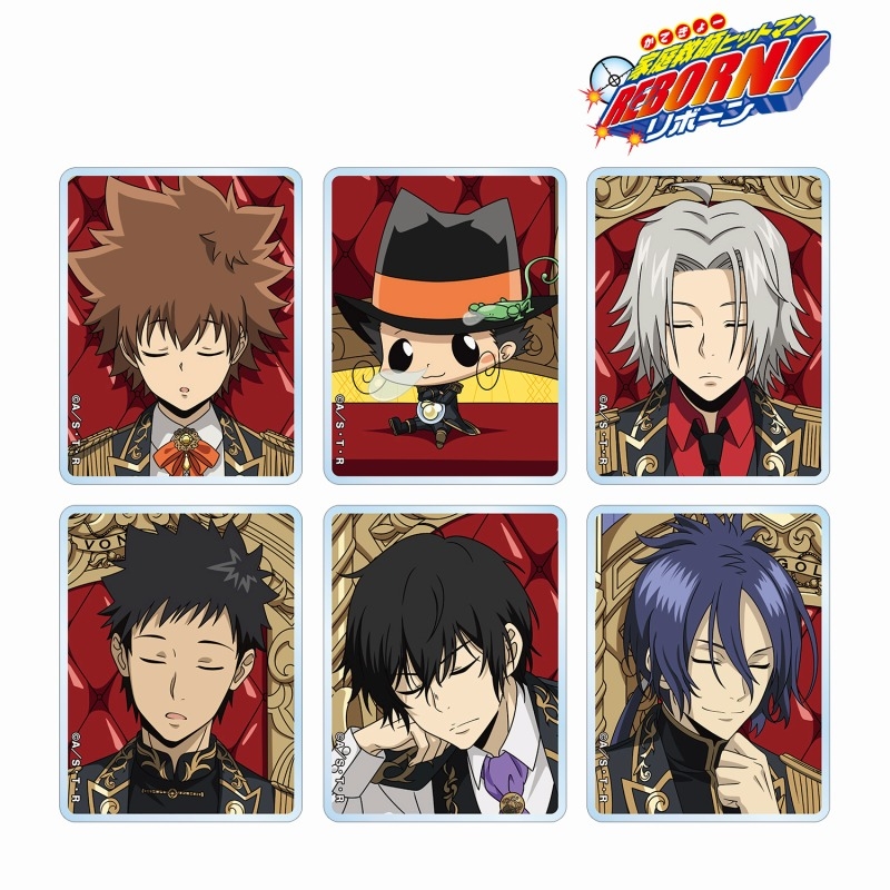 【グッズ-スタンドポップ】家庭教師ヒットマンREBORN! 描き下ろし 夢見る玉座ver. トレーディングアクリルマスコット ver.A
