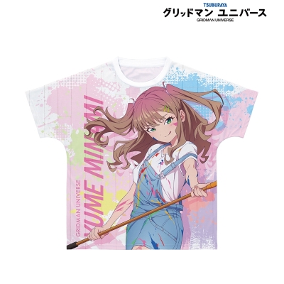 【グッズ-Tシャツ】グリッドマン ユニバース 描き下ろし 南 夢芽 ペインタースタイルver. フルグラフィックTシャツユニセックス(サイズ/M)
