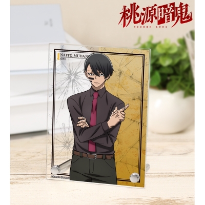 【グッズ-置きもの】桃源暗鬼 無陀野無人 A6アクリルパネル