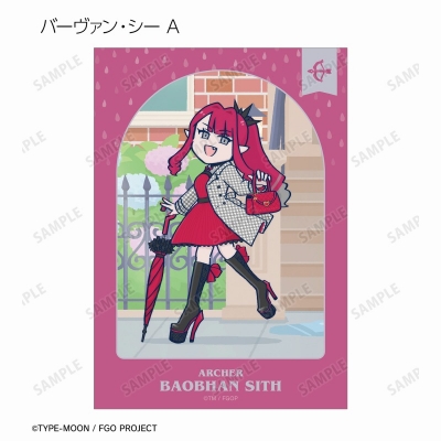 【グッズ-ブロマイド】アニメ「Fate/Grand Order 藤丸立香はわからない」 槌田先生 描き下ろし 梅雨の合間にver. トレーディングブロマイド