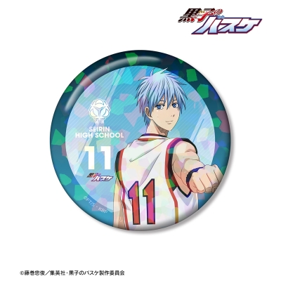 【グッズ-バッチ】黒子のバスケ 描き下ろし 黒子テツヤ 戦う背中ver. 75mmホログラム缶バッジ