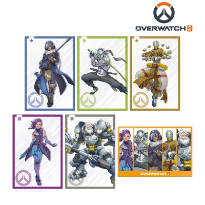 【グッズ-ポストカード】オーバーウォッチ 2 メレさんイラスト ポストカード6枚セット ver.A