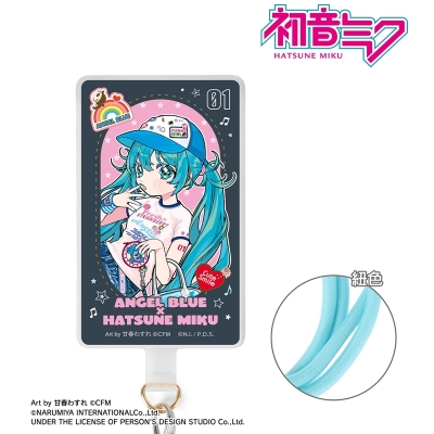 【グッズ-携帯グッズ】初音ミク ANGEL BLUEコラボ 描き下ろし 初音ミク Art by 甘春わすれ フォンタブ ver.A