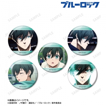 グッズ-バッチ】TVアニメ『ブルーロック』 糸師 凛 場面写缶バッジ5個 