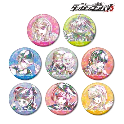 【グッズ-バッチ】ニューダンガンロンパV3 みんなのコロシアイ新学期 トレーディング Ani-Art ホログラム缶バッジ ver.A【アニメイト先行販売】【アニメイト特典付】