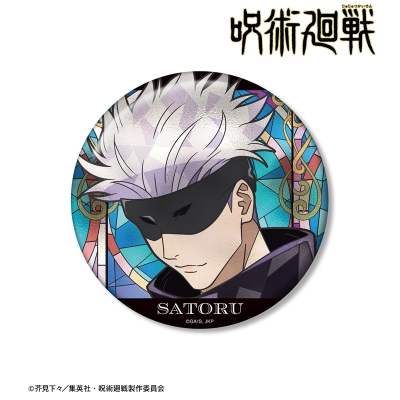 【グッズ-バッチ】TVアニメ「呪術廻戦」 五条 悟 Aure Glass 100mm缶バッジ