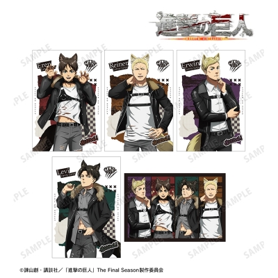 【グッズ-ポストカード】TVアニメ『進撃の巨人』 描き下ろし 狼男ver. ポストカード5枚セット