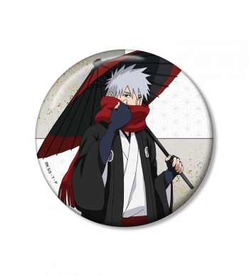 グッズ-バッチ】NARUTO-ナルト- 疾風伝 描き下ろし はたけカカシ 番傘 