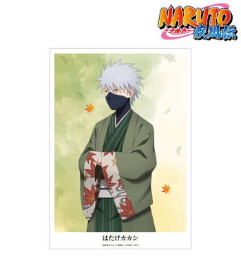 グッズ-ポスター】NARUTO-ナルト- 疾風伝 描き下ろし はたけカカシ 秋 