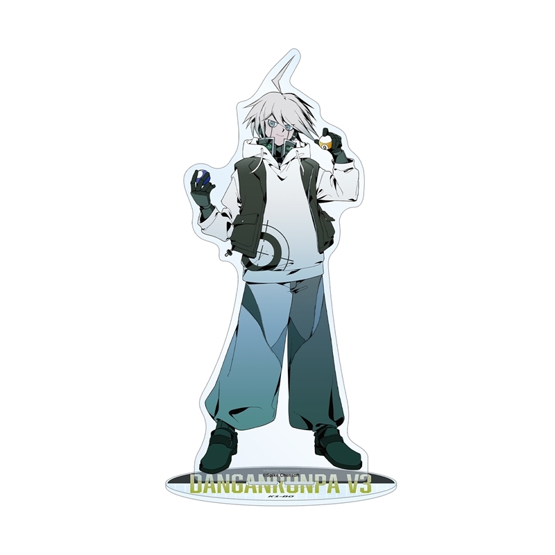 【グッズ-スタンドポップ】ダンガンロンパシリーズ しづさんイラスト キーボ スポーティルックver. 特大アクリルスタンド