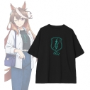 【グッズ-Tシャツ】アニメ『ウマ娘 シンデレラグレイ』 シンボリルドルフ 着用BIGシルエットTシャツ POP UP SHOP in マルイユニセックス(サイズ/XL)の画像