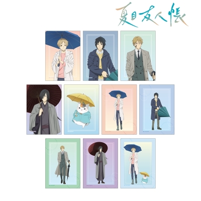 【グッズ-ブロマイド】夏目友人帳 描き下ろし 雨の日ver. トレーディングブロマイド