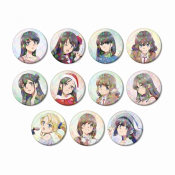 グッズ-バッチ】青春ブタ野郎はサンタクロースの夢を見ない 
