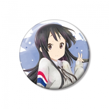グッズ-バッチ】けいおん！ 秋山 澪 Ani-Art aqua label 100mm缶バッジ 