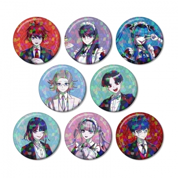 グッズ-バッチ】HUNDRED LINE -最終防衛学園- 描き下ろし メイド&執事 