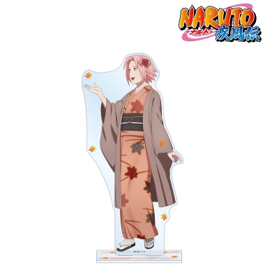 【グッズ-スタンドポップ】NARUTO-ナルト- 疾風伝 描き下ろし 春野サクラ 秋の歩みver. 特大アクリルスタンド【アニメイト先行販売】