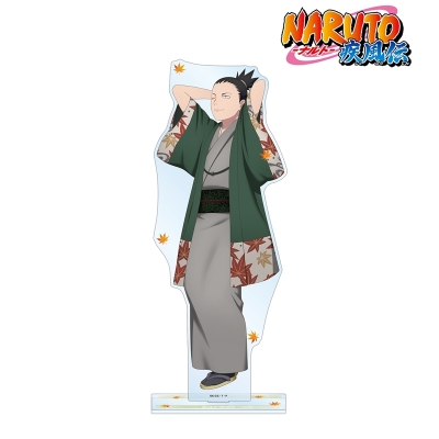 【グッズ-スタンドポップ】NARUTO-ナルト- 疾風伝 描き下ろし 奈良シカマル 秋の歩みver. 特大アクリルスタンド【アニメイト先行販売】