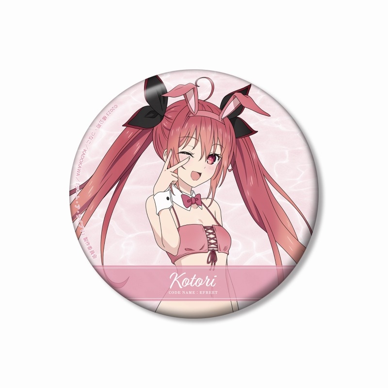 【グッズ-バッチ】アニメ「デート・ア・ライブV」 描き下ろし 五河琴里 水着バニーver. 100mm缶バッジ