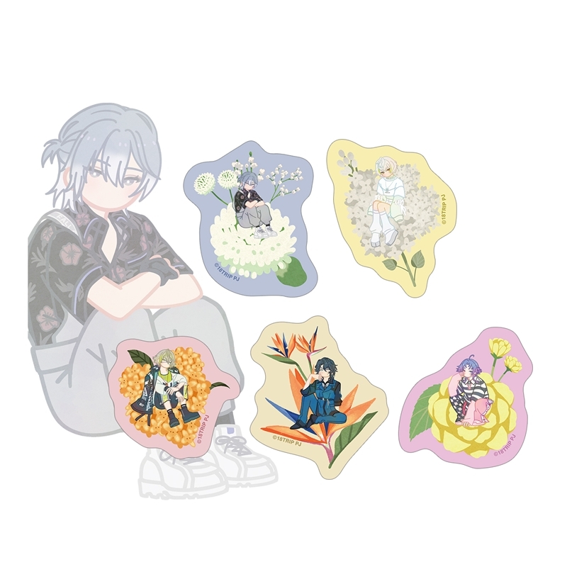 【グッズ-シール】18TRIP L4mps Botania フレークシール