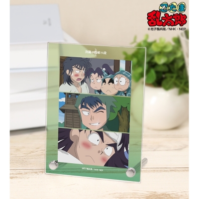 【グッズ-置きもの】忍たま乱太郎 決闘の約束の段 場面写A6アクリルパネル