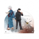 【グッズ-時計】映画「鬼太郎誕生 ゲゲゲの謎」 描き下ろし 鬼太郎の父&水木 戦う父の背中ver. アクリルスタンド時計の画像