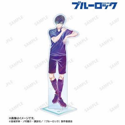 【グッズ-スタンドポップ】TVアニメ『ブルーロック』 描き下ろし 糸師 凛 試合前の準備中ver. Ani-Art clear label BIGアクリルスタンド