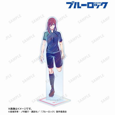 【グッズ-スタンドポップ】TVアニメ『ブルーロック』 描き下ろし 千切 豹馬 試合前の準備中ver. Ani-Art clear label BIGアクリルスタンド