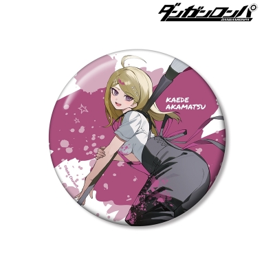 【グッズ-バッチ】ダンガンロンパシリーズ さくしゃ2さんイラスト 赤松楓 ペイントスタイルver. 100mm缶バッジ