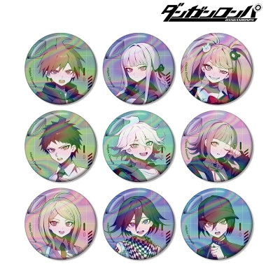 【グッズ-バッチ】ダンガンロンパシリーズ さくしゃ2さんイラスト トレーディングオーロラ缶バッジ