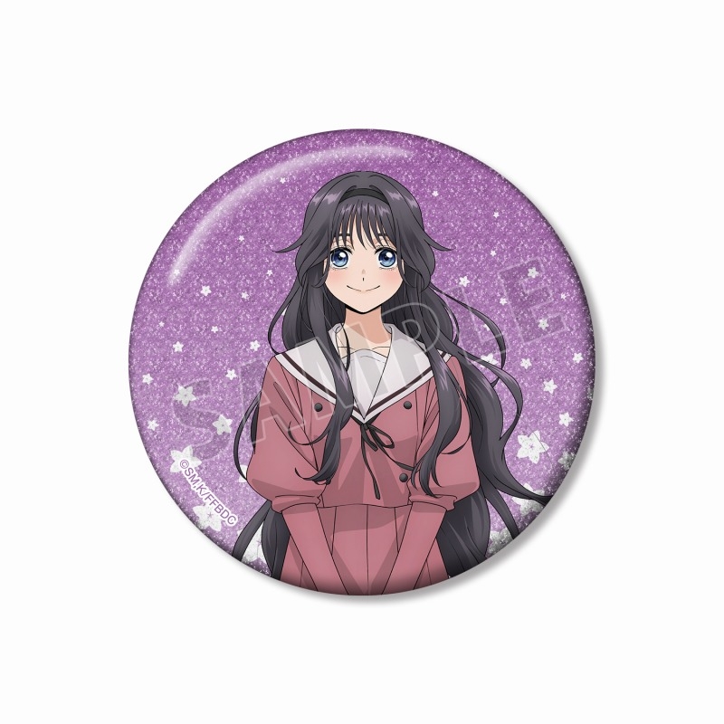 【グッズ-バッチ】TVアニメ『薫る花は凛と咲く』 和栗薫子 75mmグリッター缶バッジ