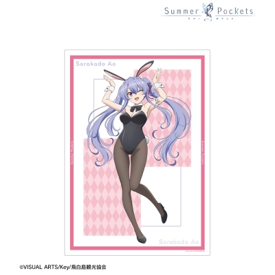 【グッズ-ポスター】TVアニメ『Summer Pockets』 描き下ろし 空門蒼 バニーガールver. A3マット加工ポスター
