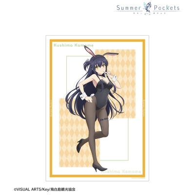 【グッズ-ポスター】TVアニメ『Summer Pockets』 描き下ろし 久島鴎 バニーガールver. A3マット加工ポスター